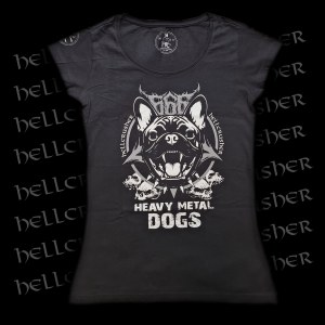 Dámské tričko HEAVY METAL DOGS